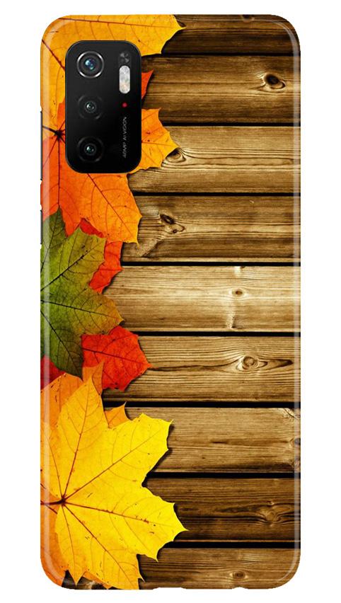 Wooden look3 Mobile Back Case for Poco M3 Pro (Design - 61) Wooden look3 Case for Poco M3 Pro