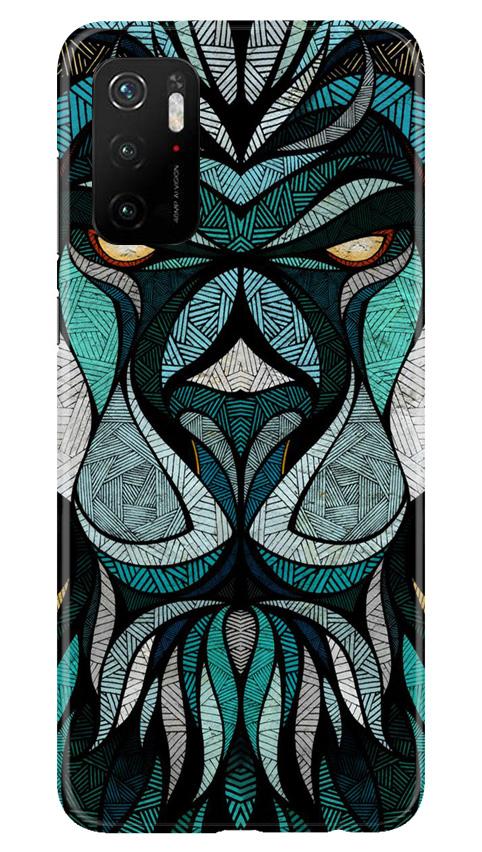 Lion Mobile Back Case for Poco M3 Pro (Design - 97) Lion Case for Poco M3 Pro