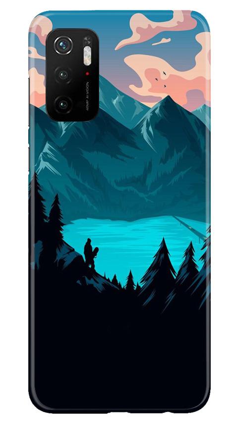Mountains Mobile Back Case for Poco M3 Pro (Design - 186) Mountains Case for Poco M3 Pro (Design - 186)