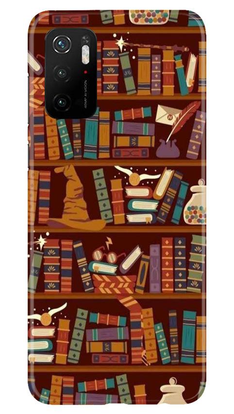 Book Shelf Mobile Back Case for Poco M3 Pro (Design - 390) Book Shelf Mobile Back Case for Poco M3 Pro (Design - 390)