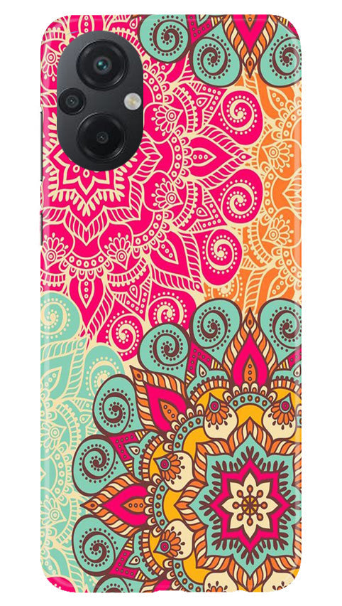 Rangoli art Mobile Back Case for Poco M5 (Design - 6) Rangoli art Case for Poco M5