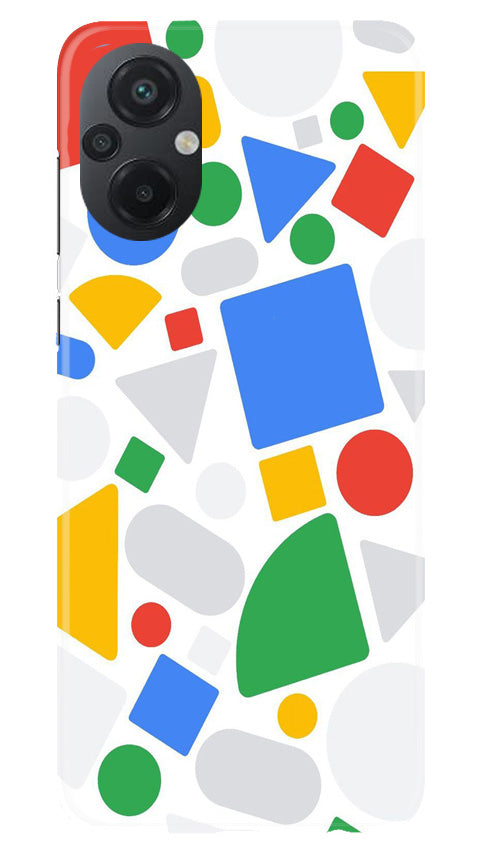 Circul Squar & Tringle Art Mobile Back Case for Poco M5 (Design - 18) Circul Squar & Tringle Art Case for Poco M5
