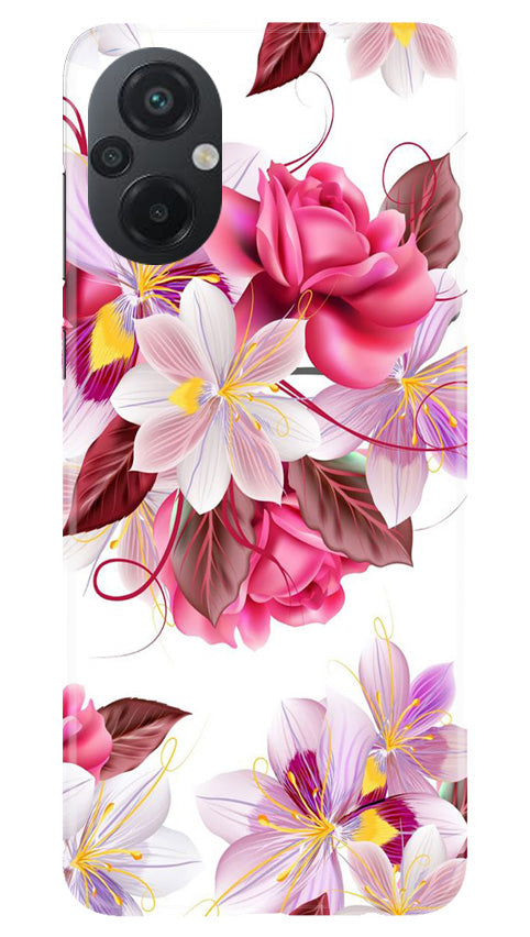 Beautiful flowers Mobile Back Case for Poco M5 (Design - 23) Beautiful flowers Case for Poco M5