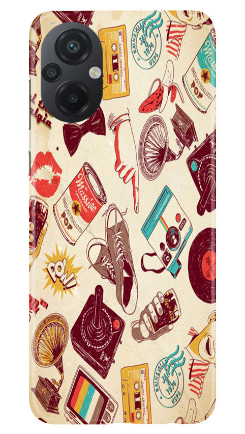 Vintage Mobile Back Case for Poco M5 (Design - 35) Vintage Case for Poco M5