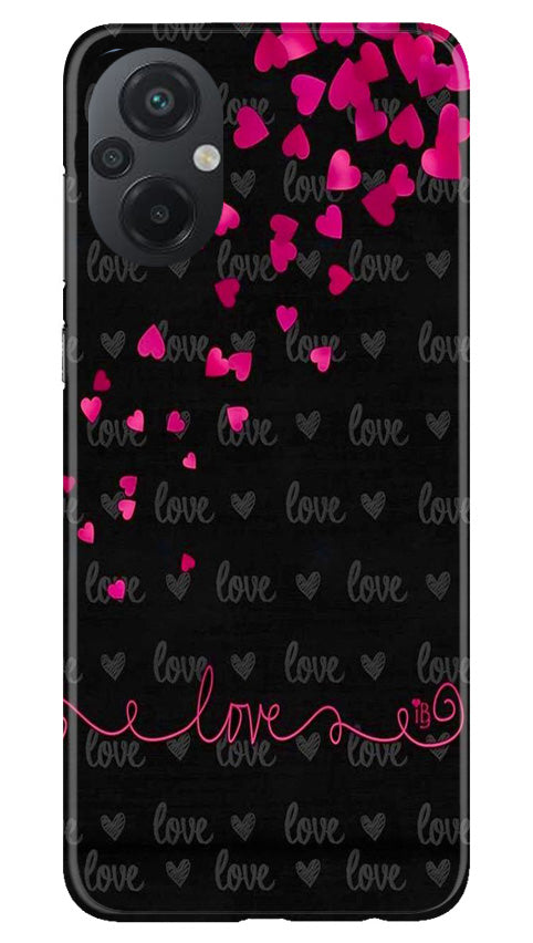 Love in Air Mobile Back Case for Poco M5 (Design - 89) Love in Air Case for Poco M5