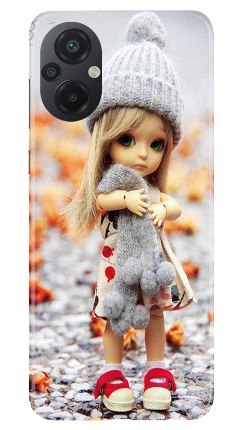 Cute Doll Mobile Back Case for Poco M5 (Design - 93) Cute Doll Case for Poco M5