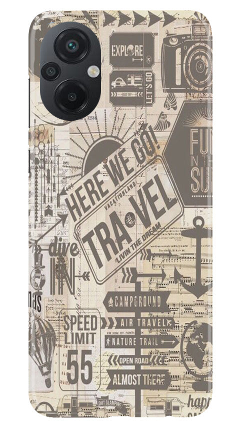 Travel Mobile Back Case for Poco M5 (Design - 104) Travel Case for Poco M5 (Design - 104)