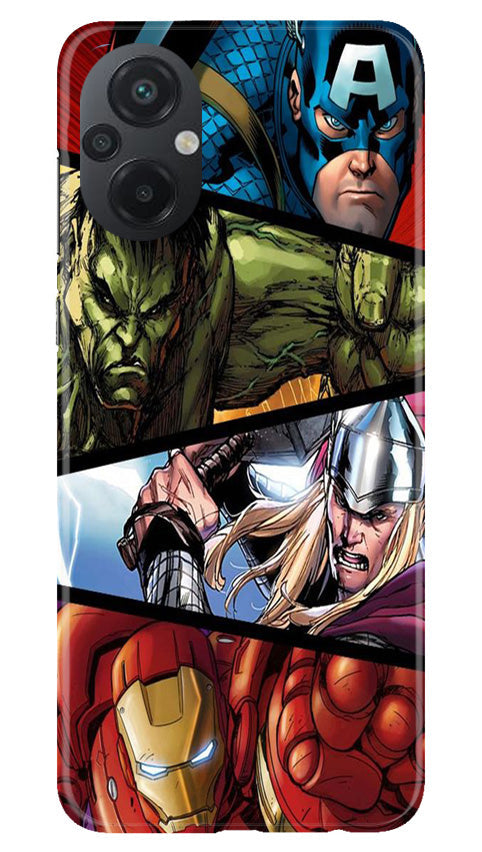 Avengers Superhero Mobile Back Case for Poco M5 (Design - 124) Avengers Superhero Case for Poco M5 (Design - 124)