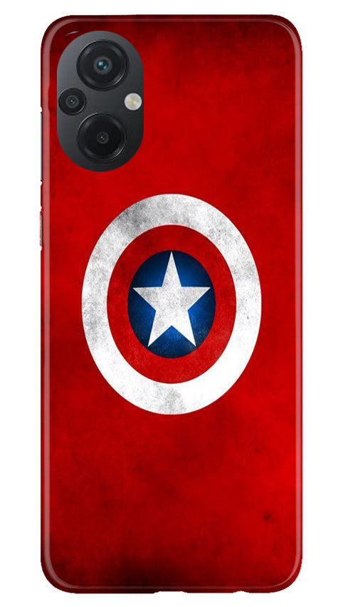 Captain America Mobile Back Case for Poco M5 (Design - 249) Captain America Case for Poco M5 (Design No. 218)