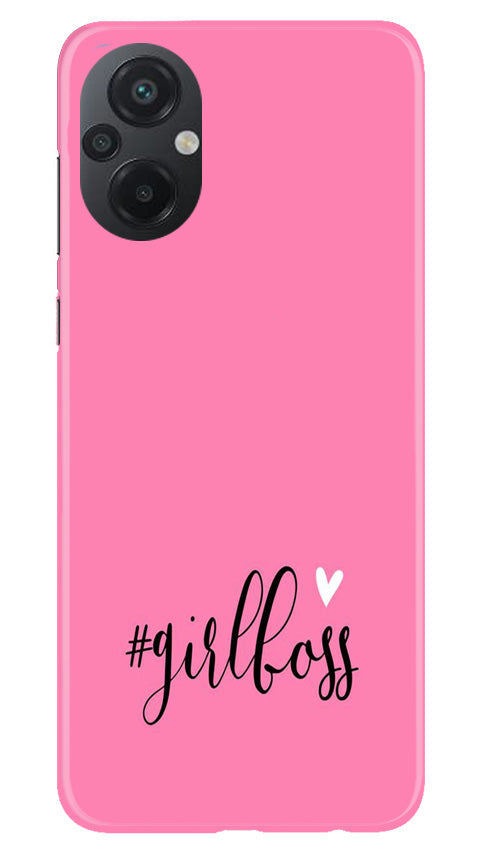 Girl Boss Pink Mobile Back Case for Poco M5 (Design - 238) Girl Boss Pink Case for Poco M5 (Design No. 238)