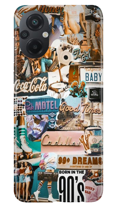 Vintage Design Mobile Back Case for Poco M5 (Design - 253) Vintage Design Case for Poco M5 (Design No. 253)