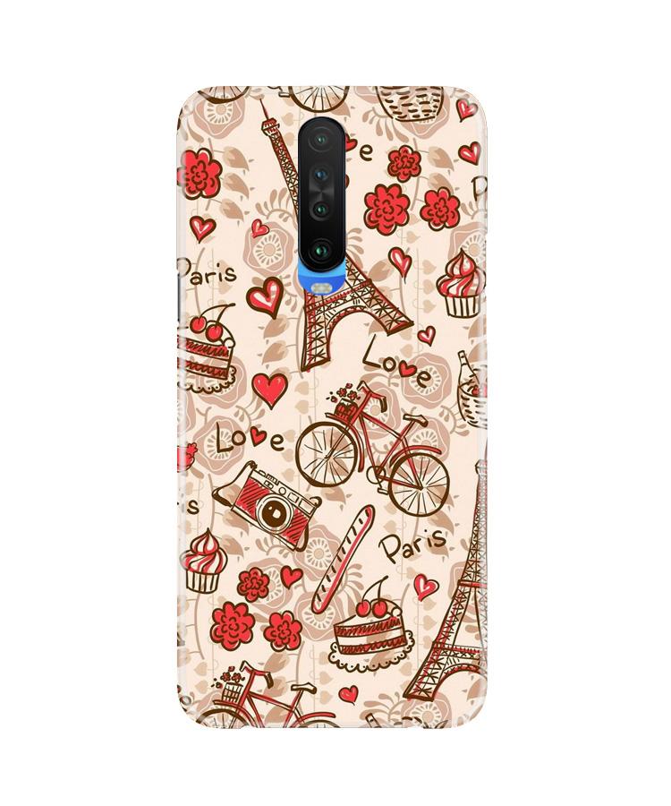 Love Paris Mobile Back Case for Poco X2 (Design - 103) Love Paris Case for Poco X2 (Design - 103)