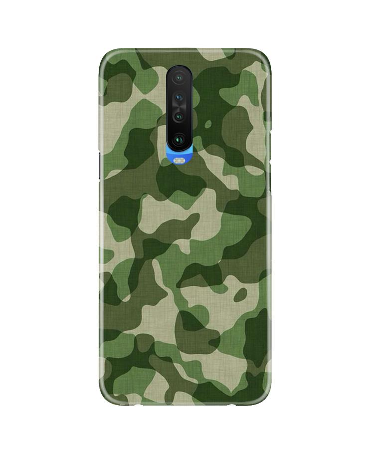 Army Camouflage Mobile Back Case for Poco X2 (Design - 106) Army Camouflage Case for Poco X2 (Design - 106)