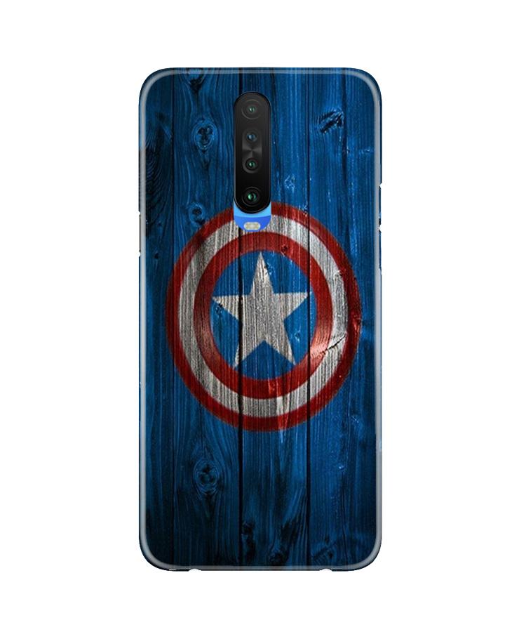 Captain America Superhero Mobile Back Case for Poco X2 (Design - 118) Captain America Superhero Case for Poco X2 (Design - 118)