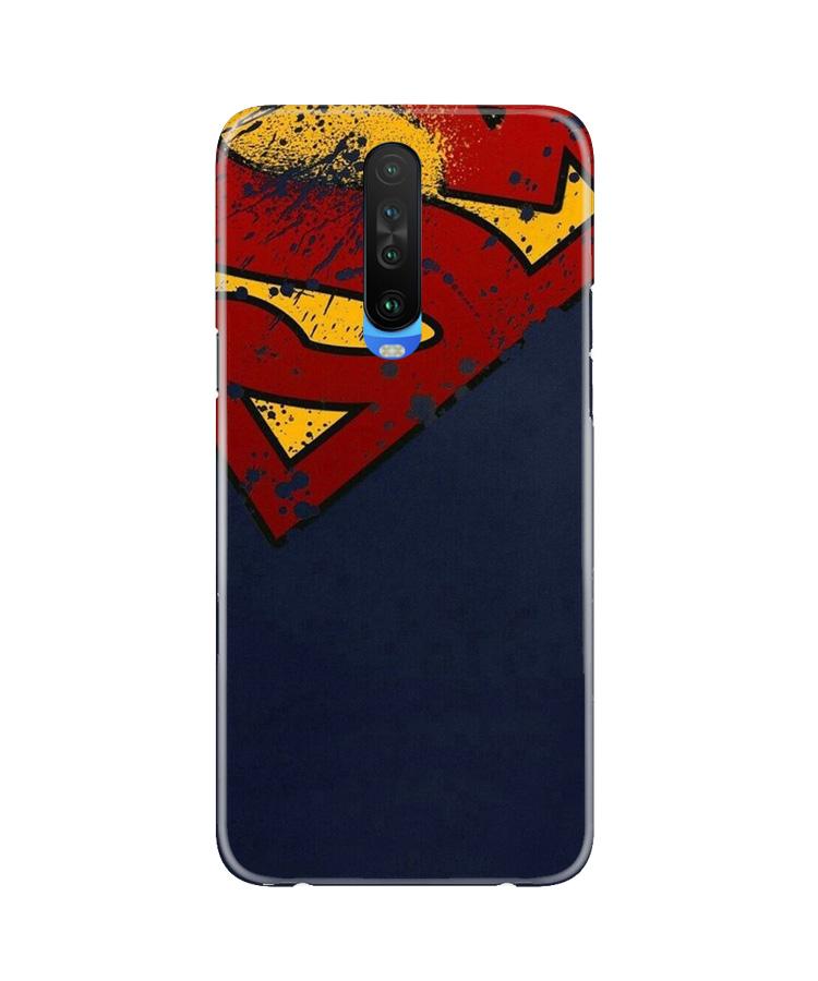 Superman Superhero Mobile Back Case for Poco X2 (Design - 125) Superman Superhero Case for Poco X2 (Design - 125)