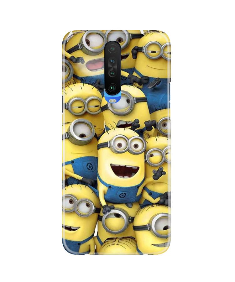 Minions Mobile Back Case for Poco X2 (Design - 127) Minions Case for Poco X2 (Design - 127)
