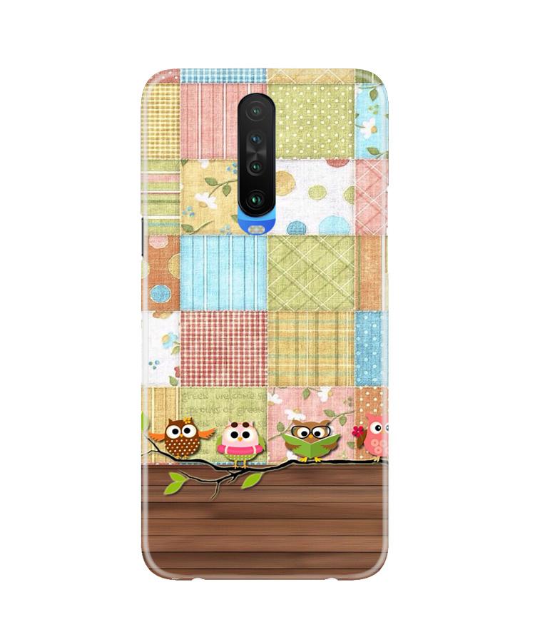 Owls Mobile Back Case for Poco X2 (Design - 202) Owls Case for Poco X2 (Design - 202)