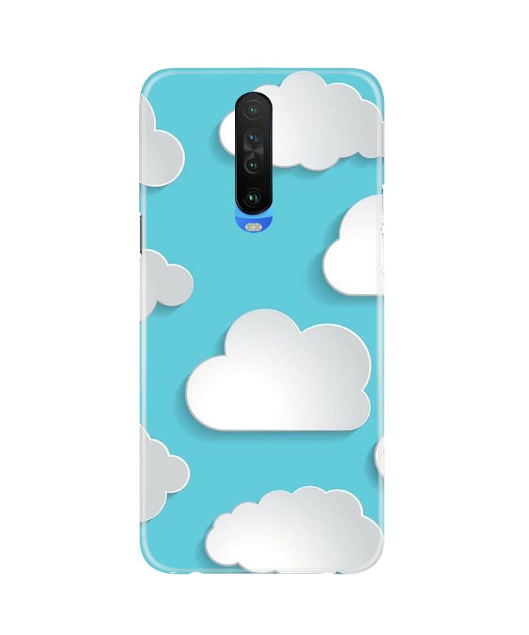 Clouds Mobile Back Case for Poco X2 (Design - 210) Clouds Case for Poco X2 (Design No. 210)