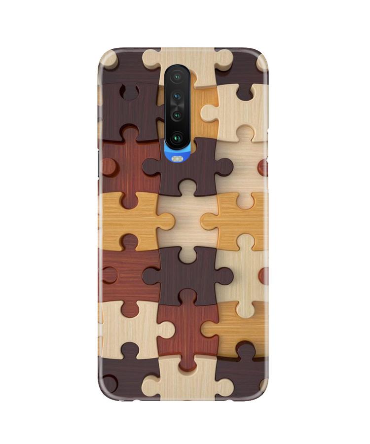 Puzzle Pattern Mobile Back Case for Poco X2 (Design - 217) Puzzle Pattern Case for Poco X2 (Design No. 217)
