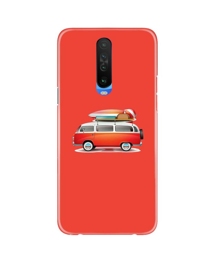 Travel Bus Mobile Back Case for Poco X2 (Design - 258) Travel Bus Case for Poco X2 (Design No. 258)
