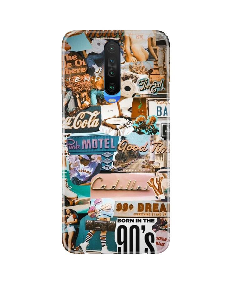 Vintage Design Mobile Back Case for Poco X2 (Design - 284) Vintage Design Case for Poco X2 (Design No. 284)