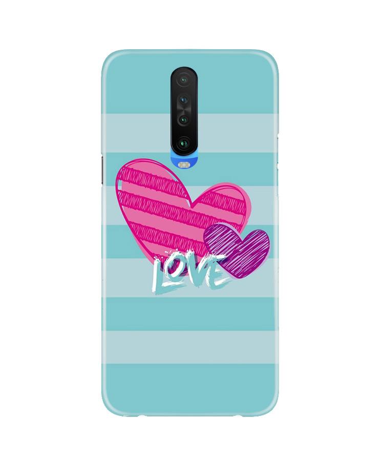 Love Mobile Back Case for Poco X2 (Design - 299) Love Case for Poco X2 (Design No. 299)
