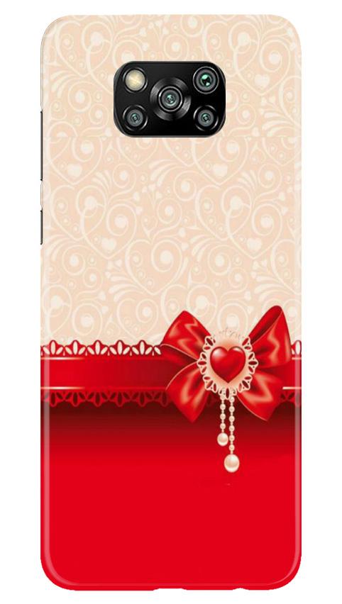 Gift Wrap3 Mobile Back Case for Poco X3 (Design - 36) Gift Wrap3 Case for Poco X3