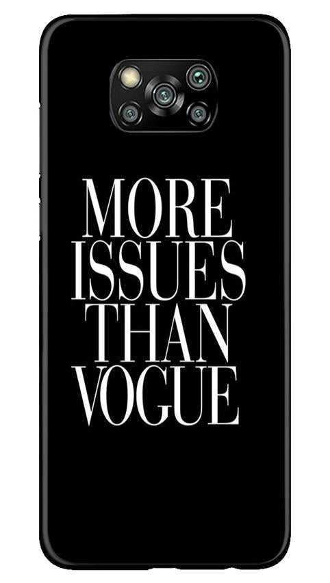 More Issues than Vague Mobile Back Case for Poco X3 Pro (Design - 74) More Issues than Vague Case for Poco X3 Pro