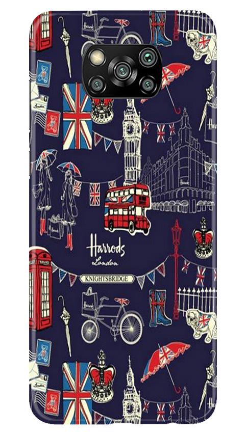 Love London Mobile Back Case for Poco X3 Pro (Design - 75) Love London Case for Poco X3 Pro