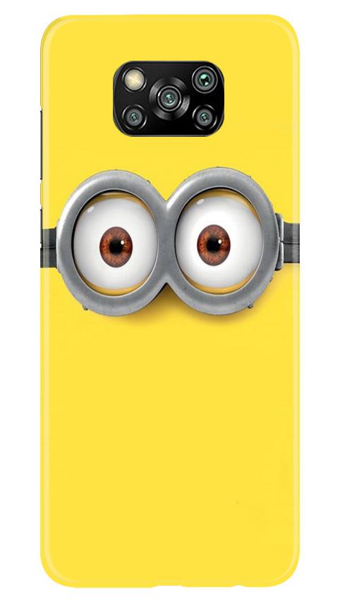 Minions Mobile Back Case for Poco X3 (Design - 128) Minions Case for Poco X3 (Design - 128)