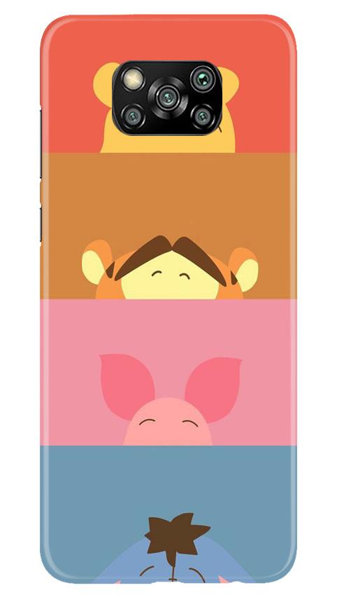 Cartoon Mobile Back Case for Poco X3 (Design - 183) Cartoon Case for Poco X3 (Design - 183)