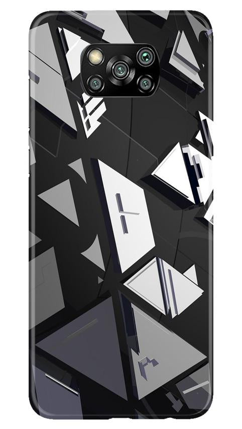 Modern Art Mobile Back Case for Poco X3 Pro (Design 230)