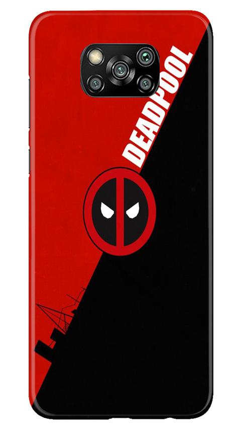 Deadpool Mobile Back Case for Poco X3 (Design - 248) Deadpool Case for Poco X3 (Design No. 248)