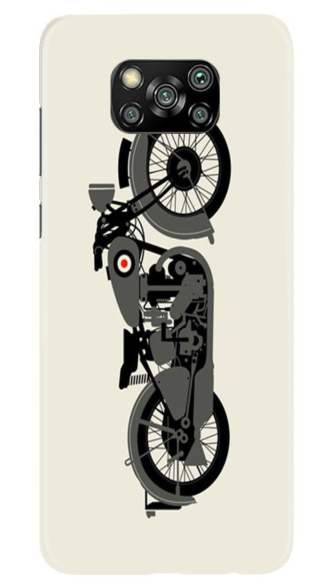 MotorCycle Mobile Back Case for Poco X3 Pro (Design - 259) MotorCycle Case for Poco X3 Pro (Design No. 259)