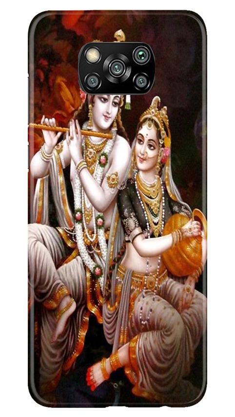 Radha Krishna Mobile Back Case for Poco X3 (Design - 292) Radha Krishna Case for Poco X3 (Design No. 292)