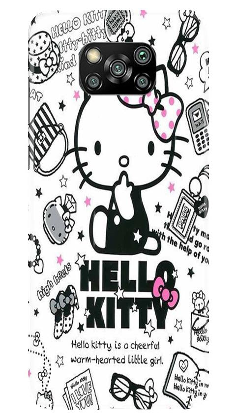 Hello Kitty Mobile Back Case for Poco X3 (Design - 361) Hello Kitty Mobile Back Case for Poco X3 (Design - 361)