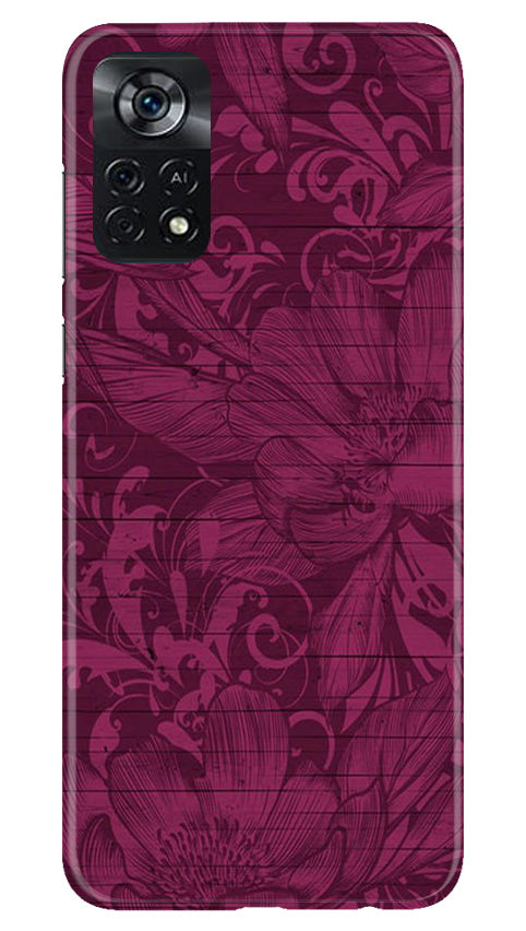 Purple Backround Mobile Back Case for Poco X4 Pro (Design - 22) Purple Backround Case for Poco X4 Pro