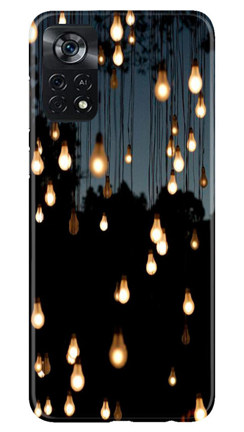 Party Bulb Mobile Back Case for Poco X4 Pro (Design - 72) Party Bulb Case for Poco X4 Pro