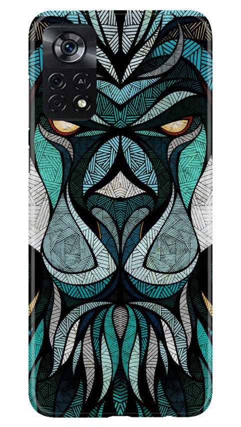 Lion Mobile Back Case for Poco X4 Pro (Design - 97) Lion Case for Poco X4 Pro
