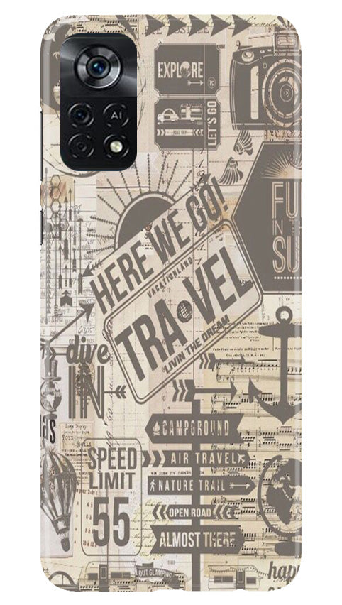 Travel Mobile Back Case for Poco X4 Pro (Design - 104) Travel Case for Poco X4 Pro (Design - 104)