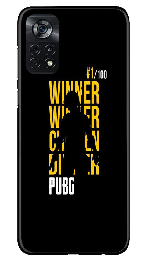 Pubg Winner Winner Mobile Back Case for Poco X4 Pro (Design - 146) Pubg Winner Winner Case for Poco X4 Pro (Design - 146)