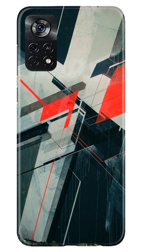 Modern Art Mobile Back Case for Poco X4 Pro (Design - 199) Modern Art Case for Poco X4 Pro (Design No. 199)
