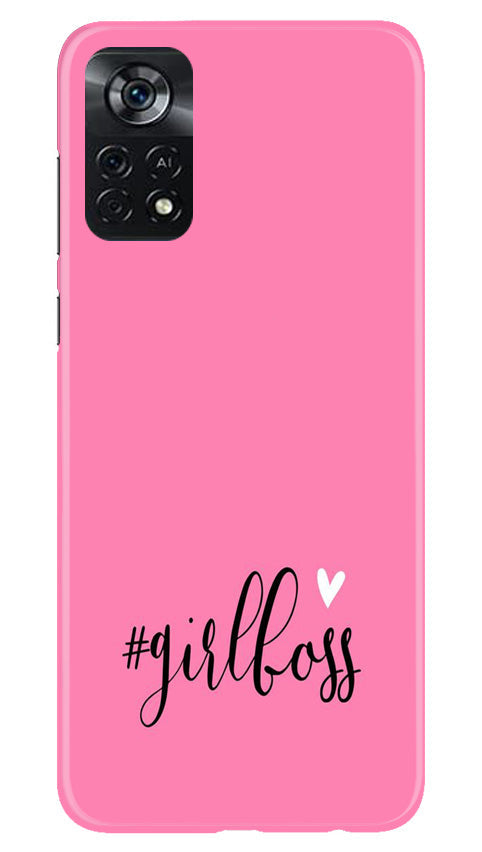 Girl Boss Black Mobile Back Case for Poco X4 Pro (Design - 237) Girl Boss Black Case for Poco X4 Pro (Design No. 237)