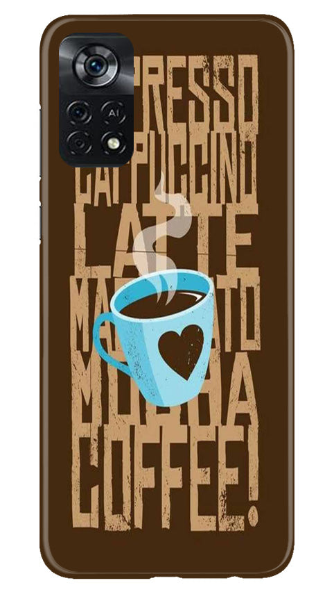 Love Coffee Mobile Back Case for Poco X4 Pro (Design - 311) Love Coffee Mobile Back Case for Poco X4 Pro (Design - 311)