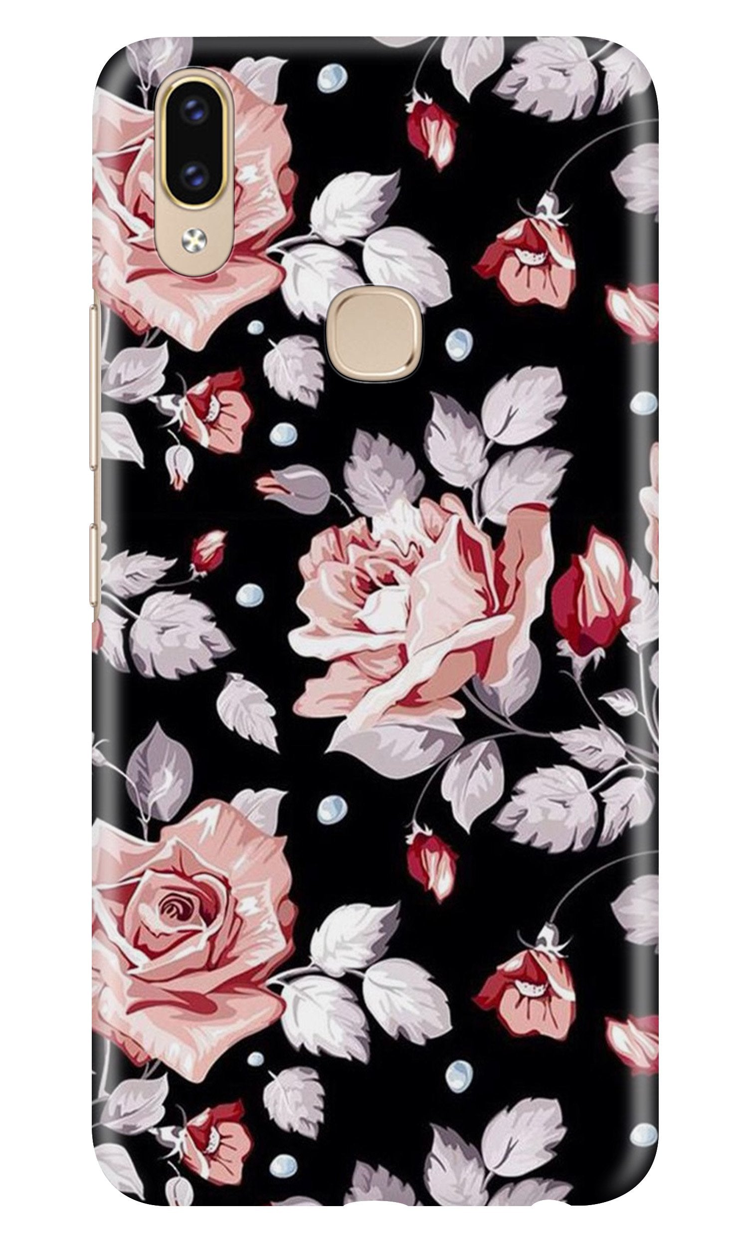Pink rose Mobile Back Case for Asus Zenfone Max M2 (Design - 12) Pink rose Case for Asus Zenfone Max M2