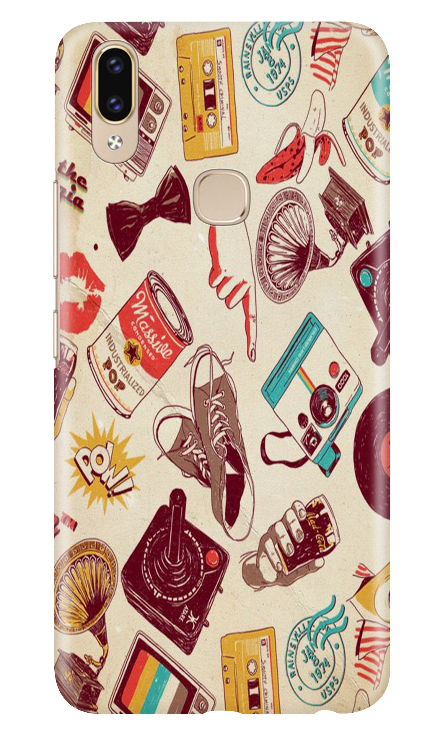Vintage Mobile Back Case for Asus Zenfone Max Pro M2 (Design - 35) Vintage Case for Asus Zenfone Max Pro M2