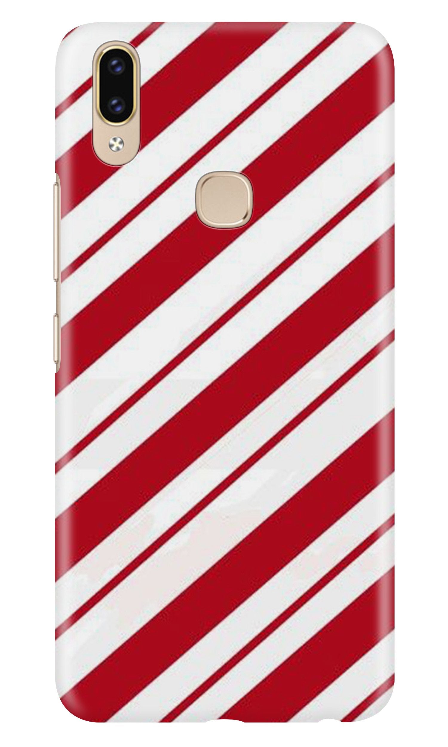 Red White Mobile Back Case for Asus Zenfone Max M2 (Design - 44) Red White Case for Asus Zenfone Max M2