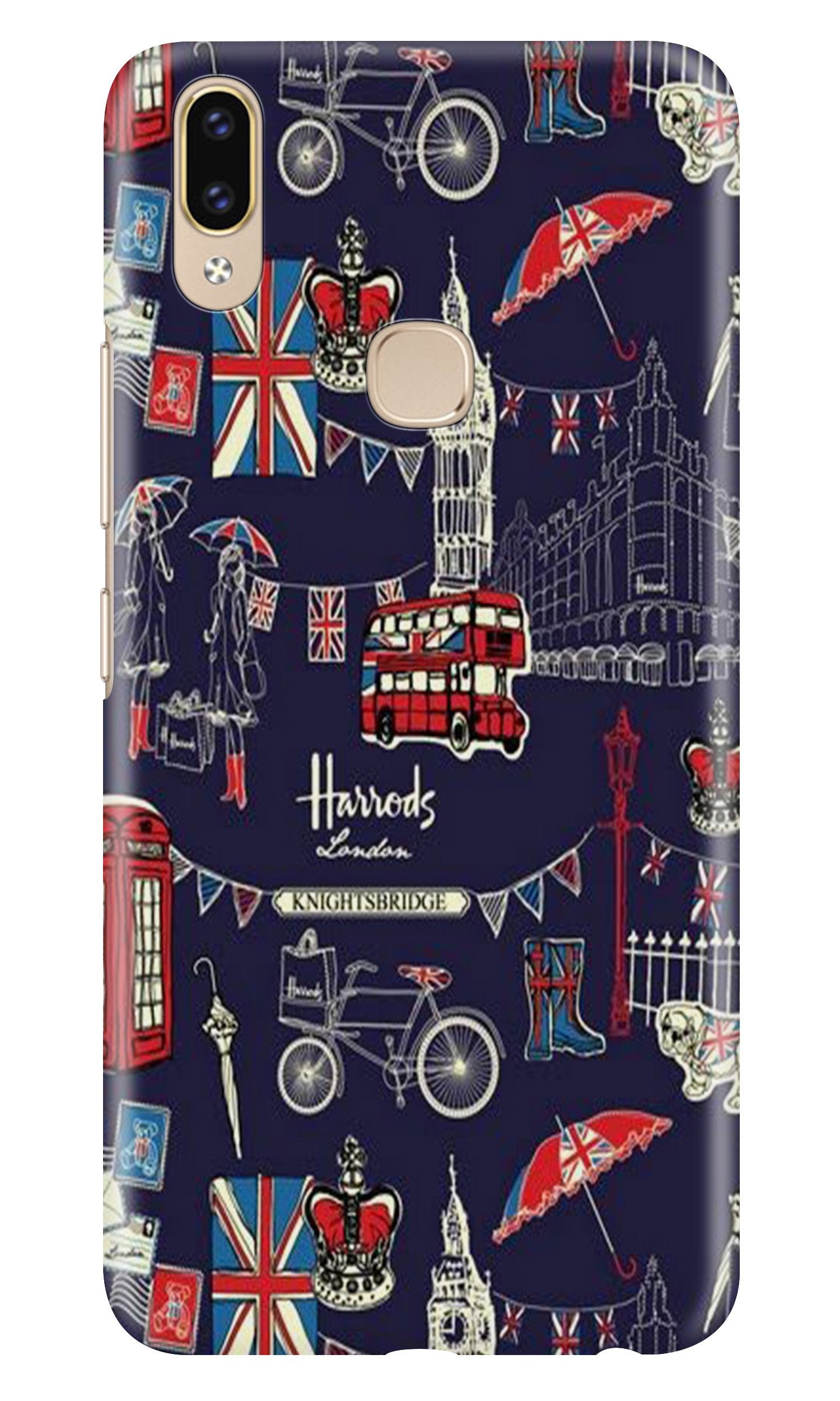 Love London Mobile Back Case for Asus Zenfone Max M2 (Design - 75) Love London Case for Asus Zenfone Max M2