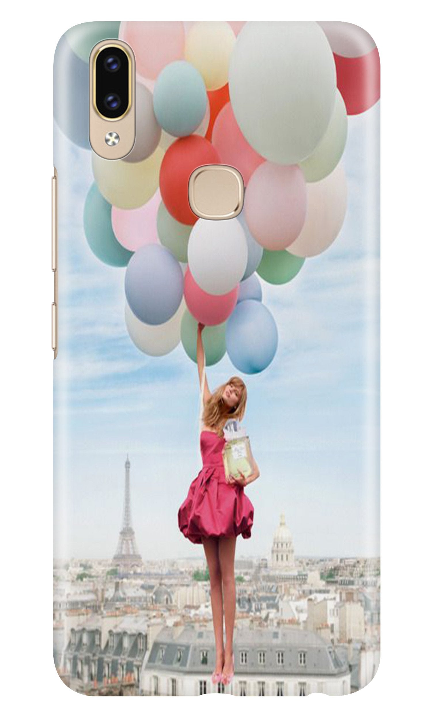 Girl with Baloon Mobile Back Case for Asus Zenfone Max Pro M2 (Design - 84) Girl with Baloon Case for Asus Zenfone Max Pro M2
