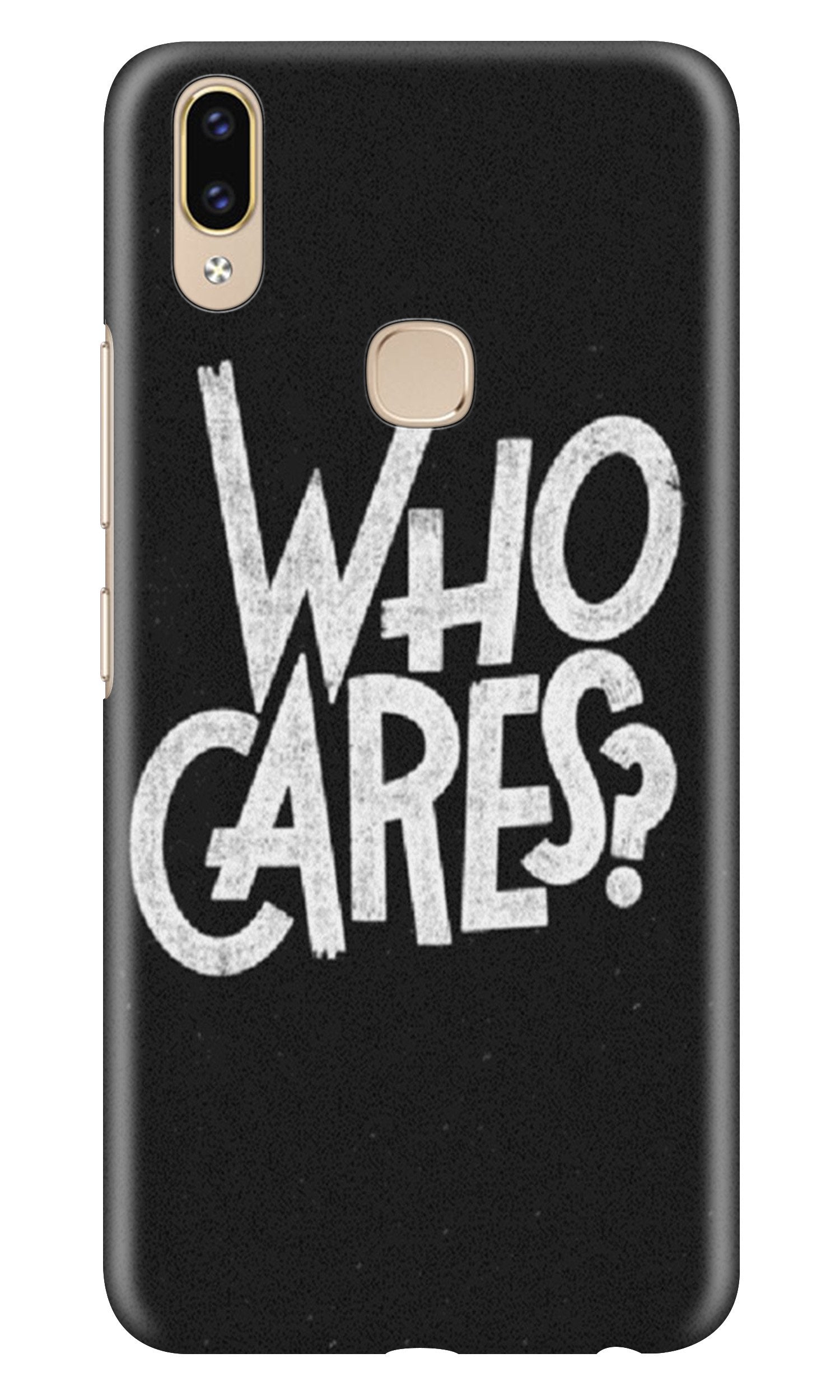 Who Cares Mobile Back Case for Asus Zenfone Max M2 (Design - 94) Who Cares Case for Asus Zenfone Max M2